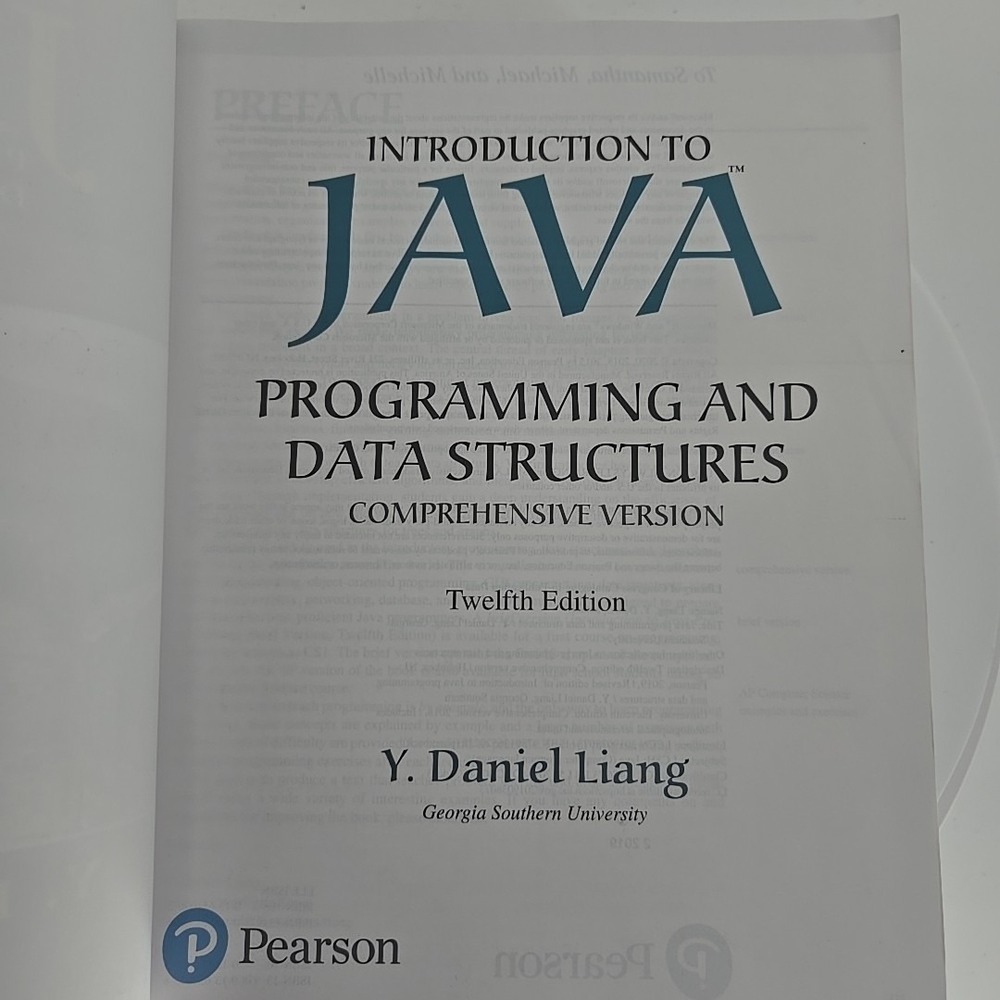 Introduction to Java Programming and Data Structures 12th Ed. by Y. Daniel Liang - Picture 3 of 7